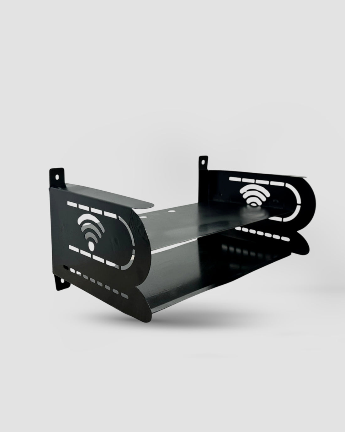 Premium Double Layer Metal Router & ONU Wall Mount Stand